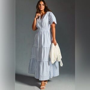 Anthropologie Striped Somerset Dress